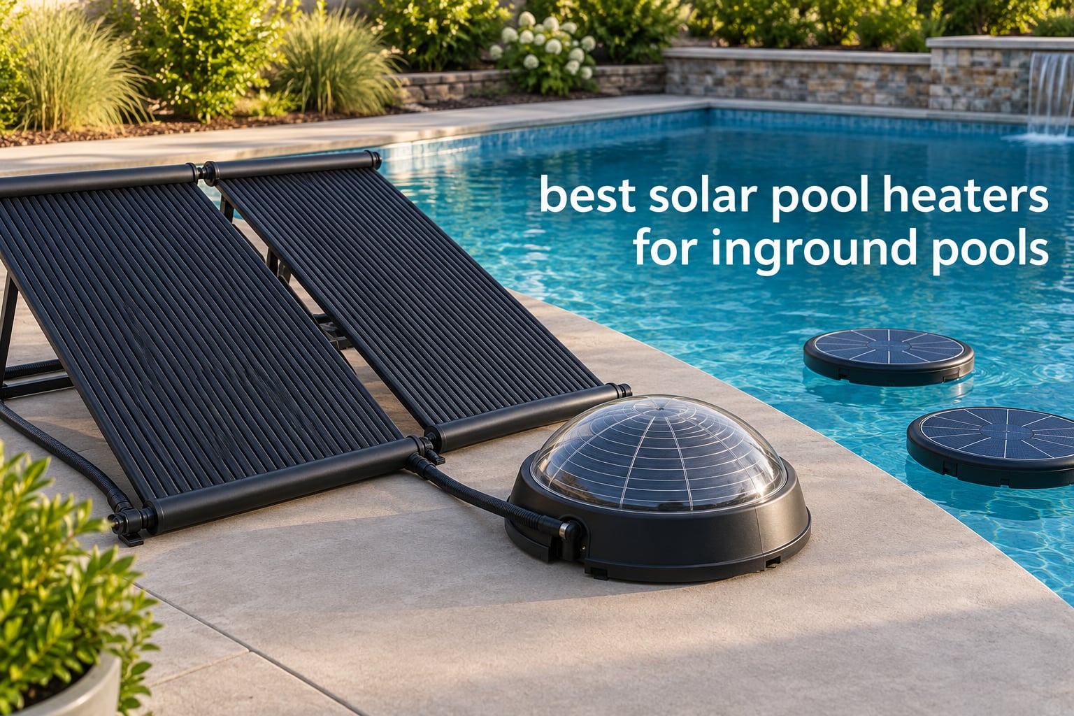 best solar pool heaters for inground pools