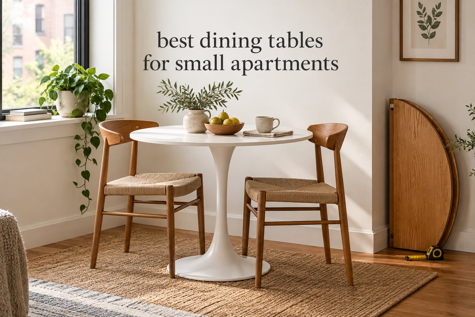 best dining tables for small apartments