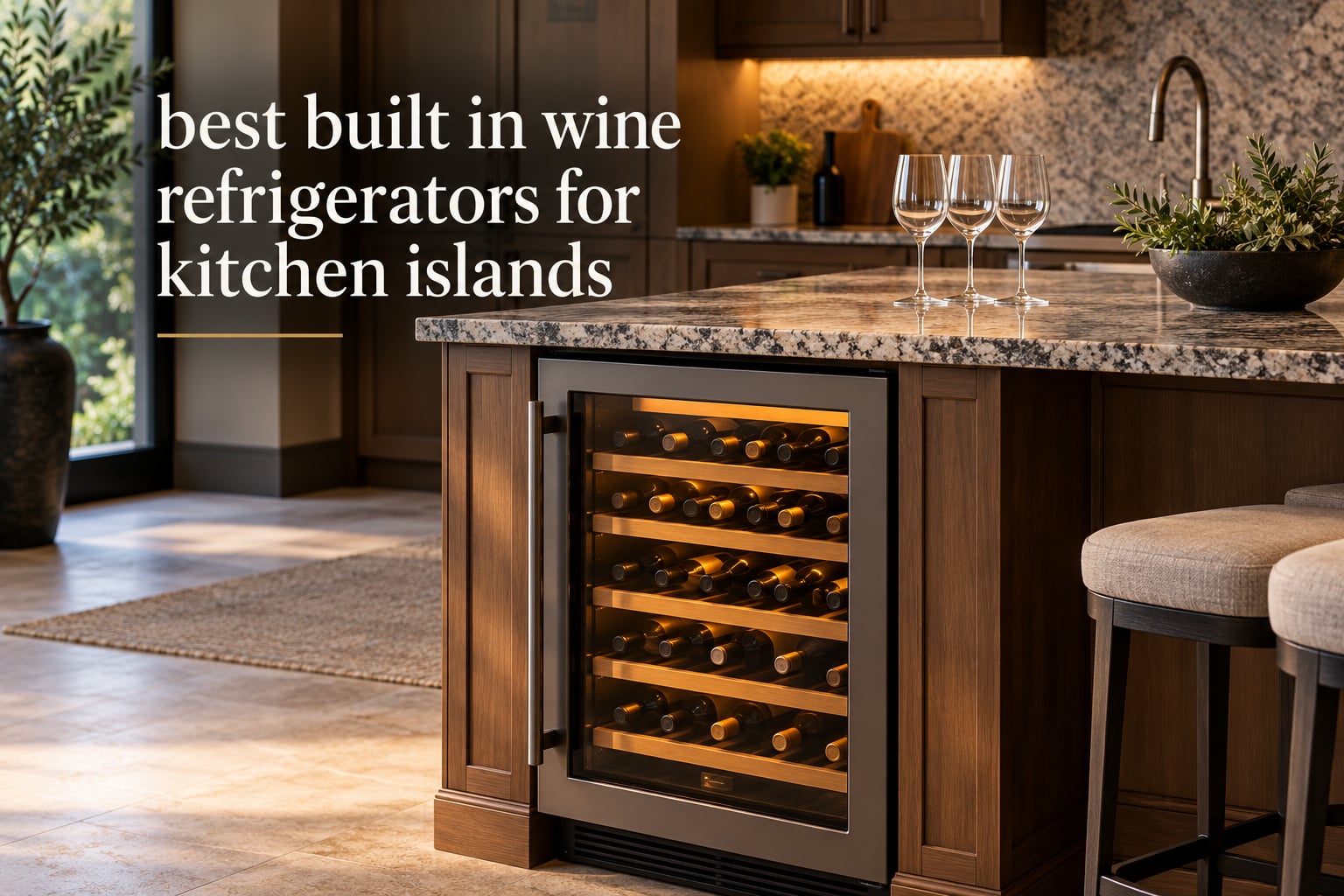 best built in wine refrigerators for kitchen islands
