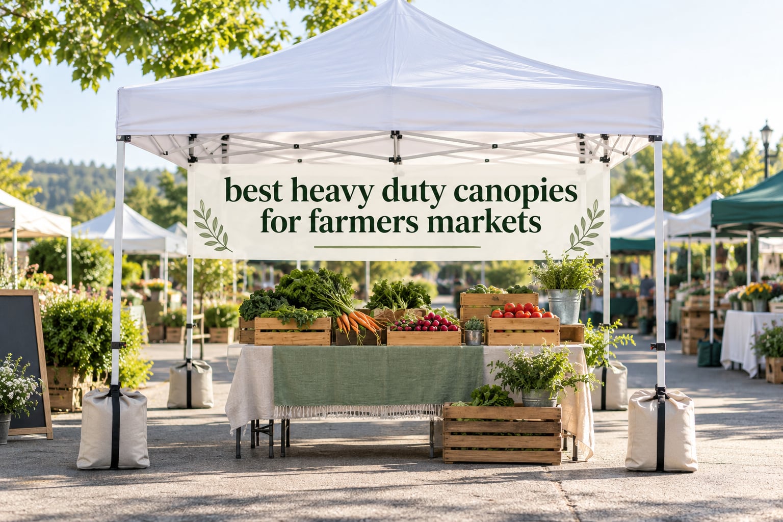 best heavy duty canopies for farmers markets