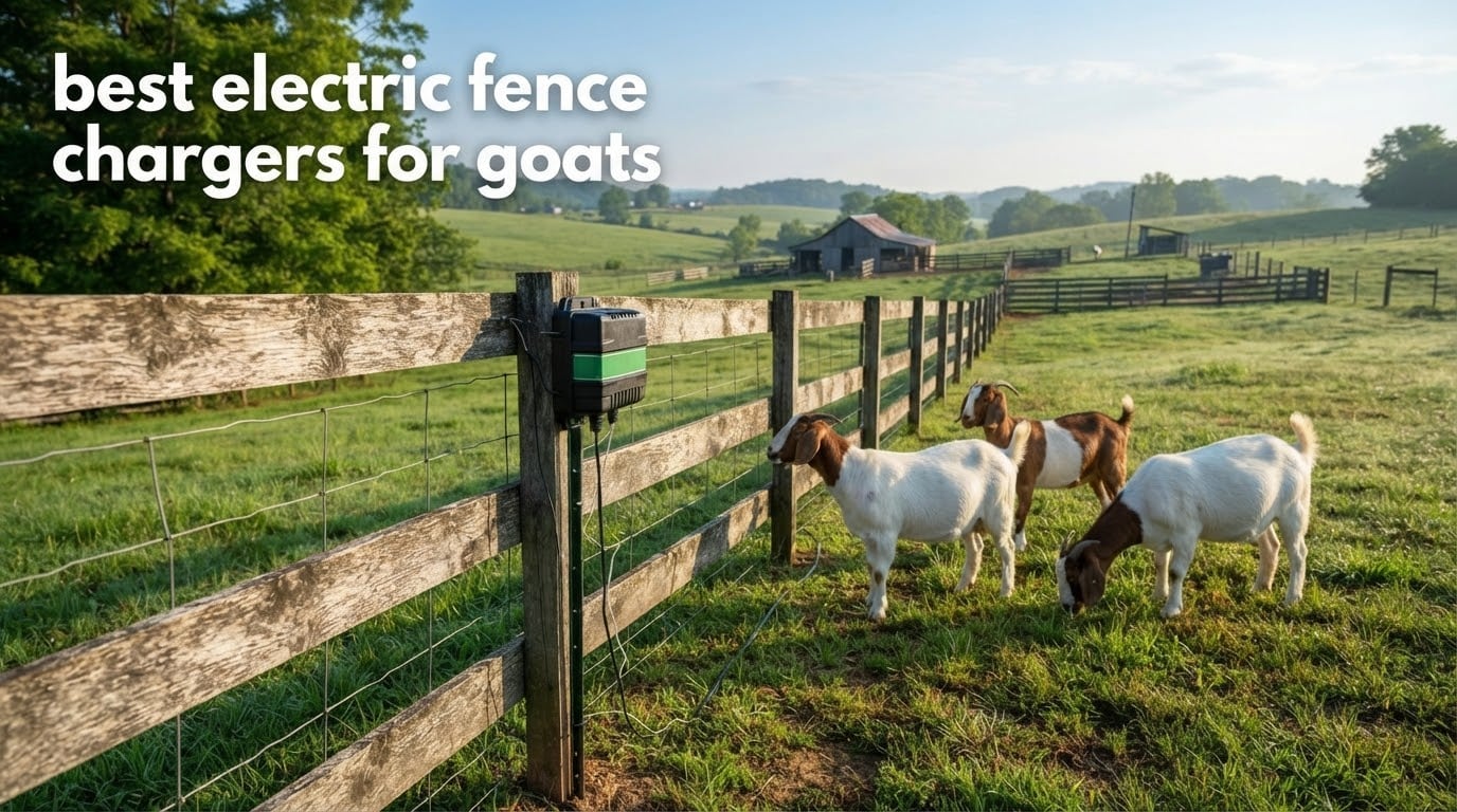 best electric fence chargers for goats