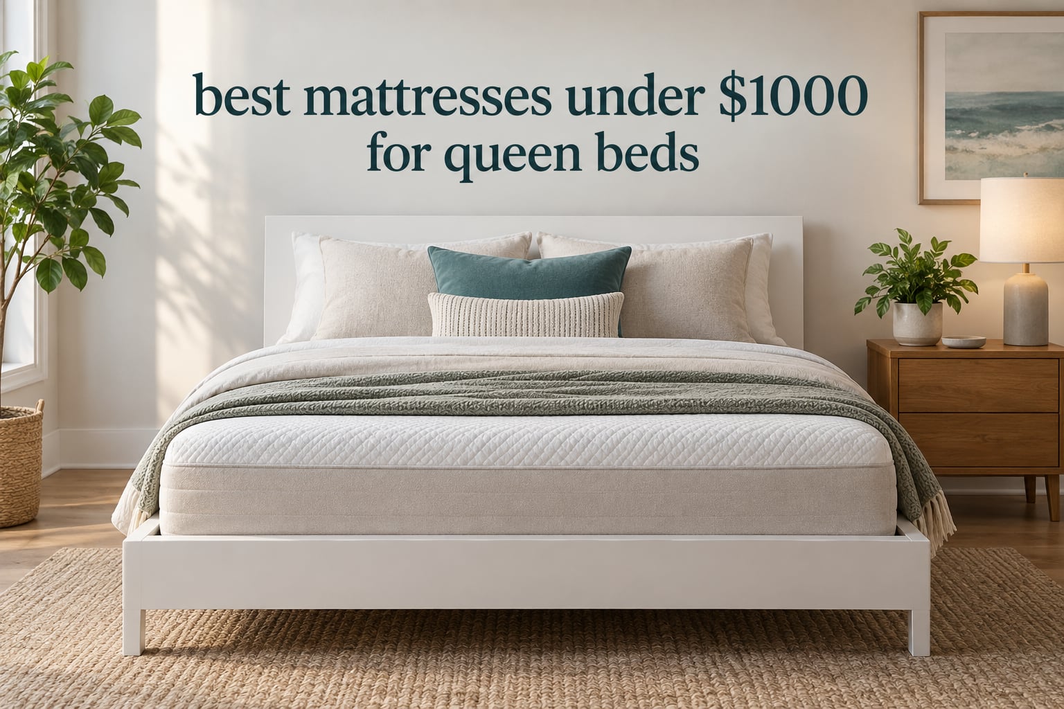 best mattresses under $1000 for queen beds