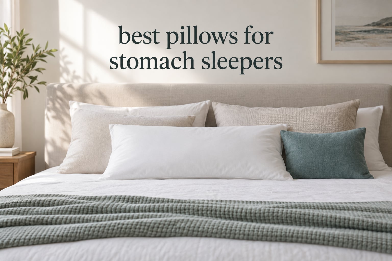 best pillows for stomach sleepers