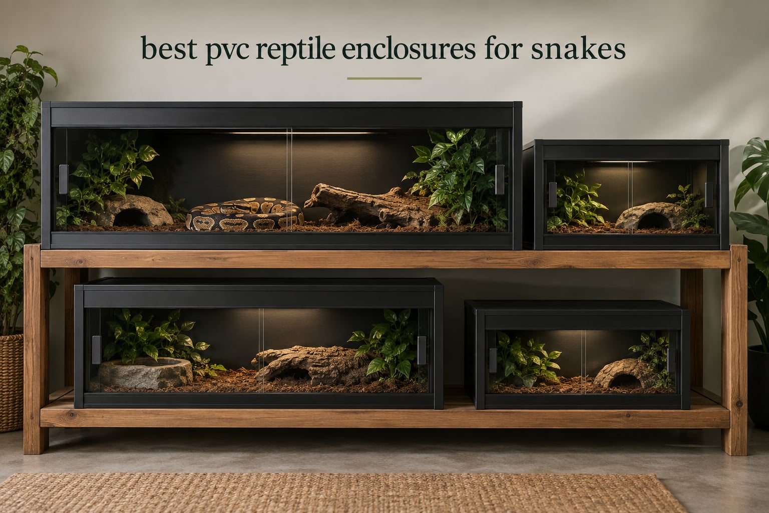 best pvc reptile enclosures for snakes