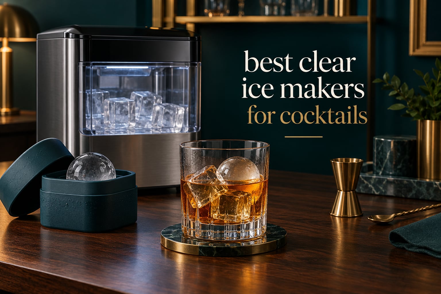best clear ice makers for cocktails