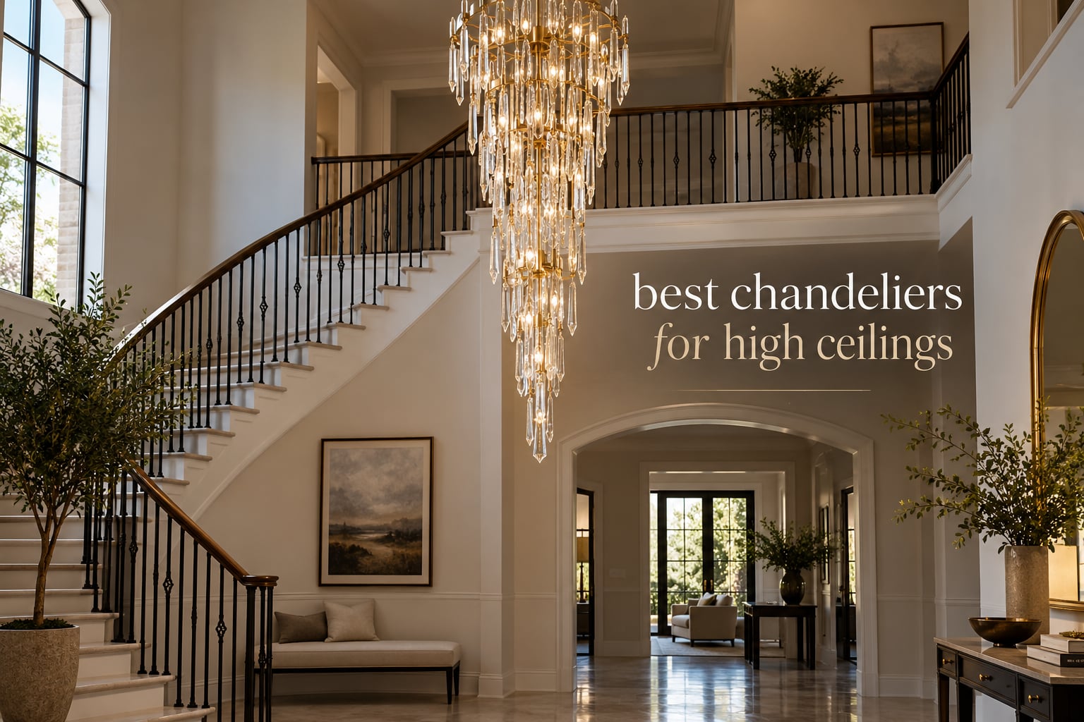 best chandeliers for high ceilings