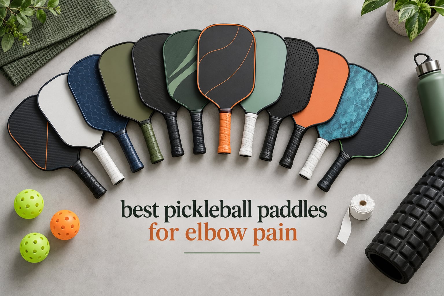best pickleball paddles for elbow pain