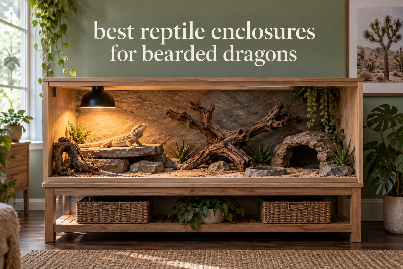 best reptile enclosures for bearded dragons
