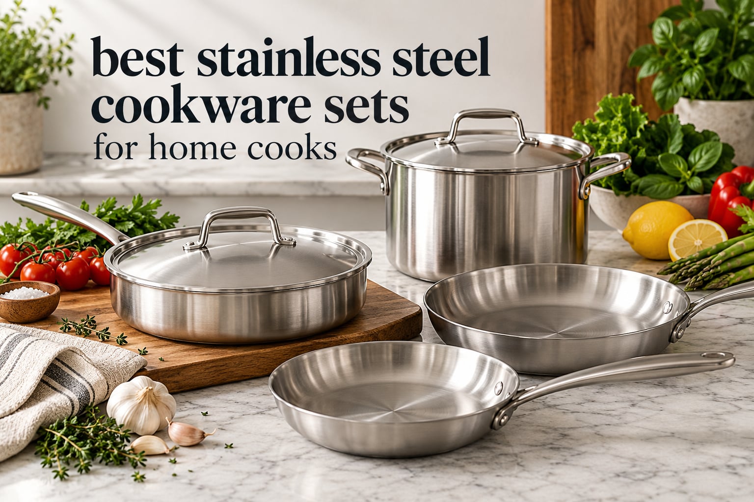 best stainless steel cookware sets for home cooks