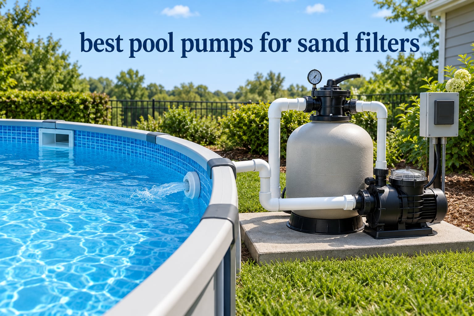 best pool pumps for sand filters