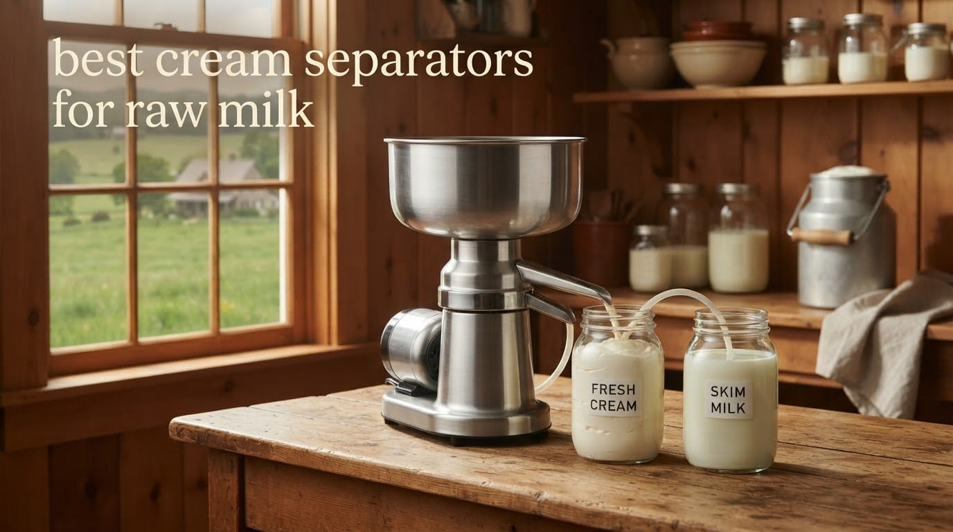 best cream separators for raw milk