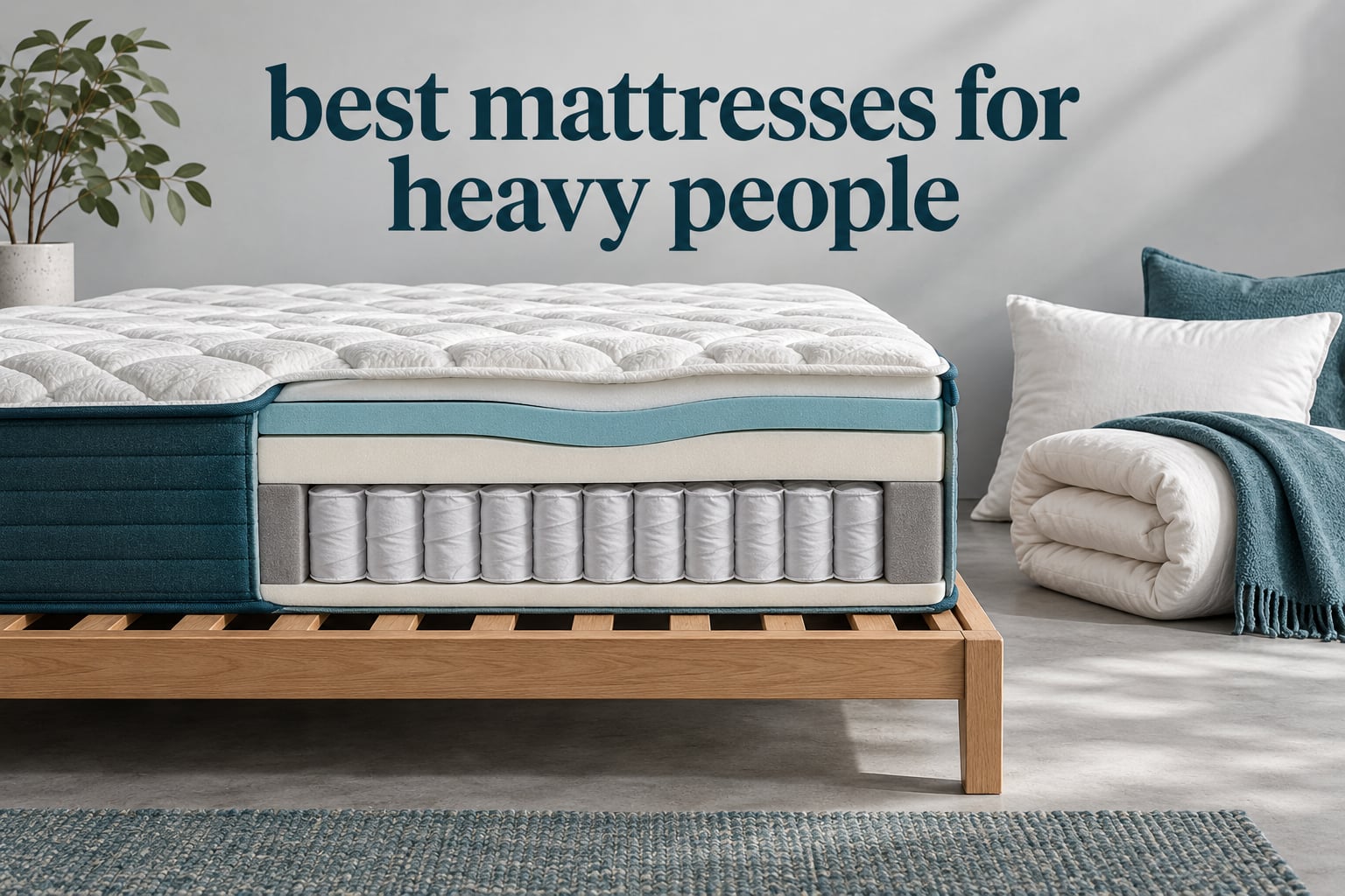 best mattresses for heavy people