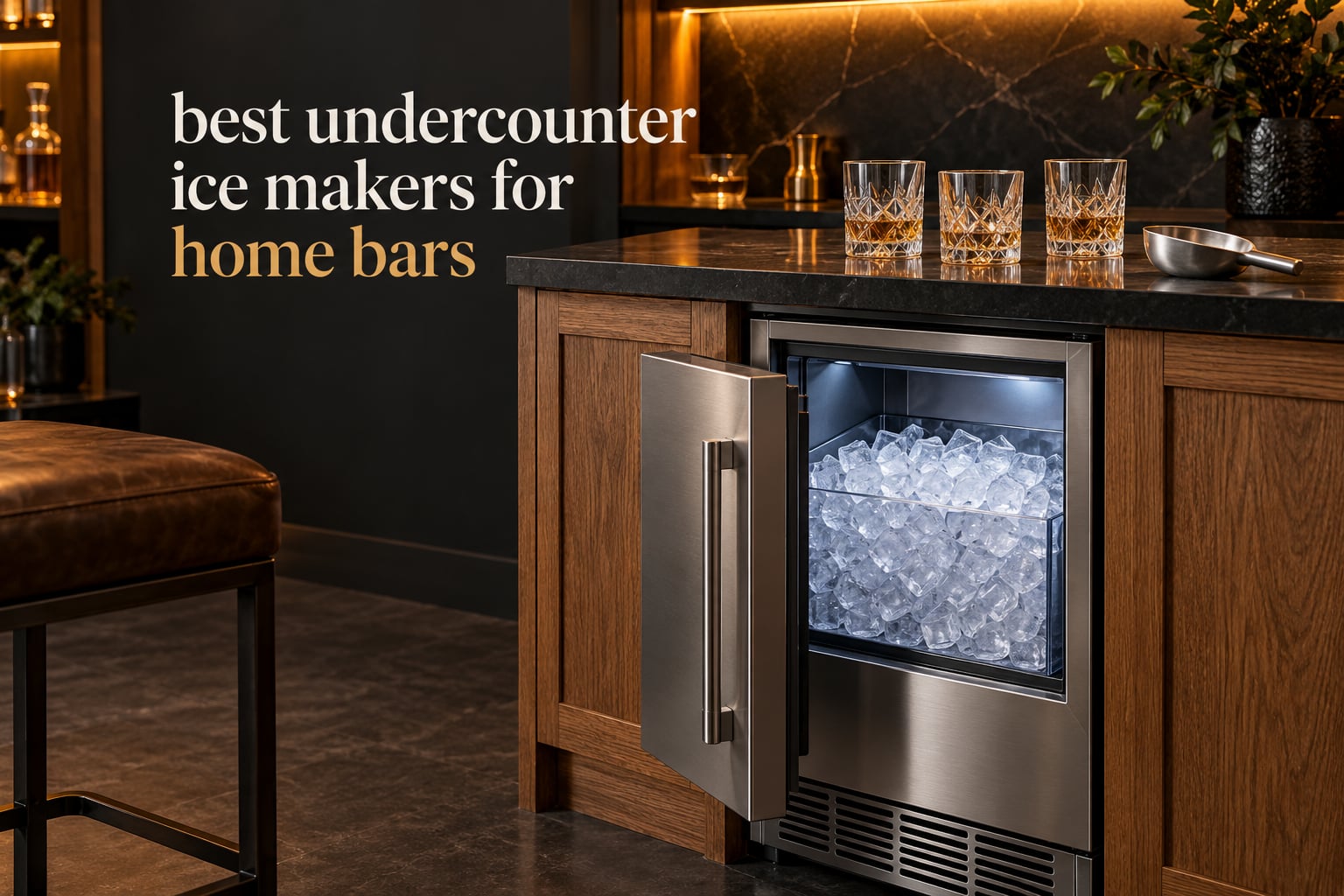best undercounter ice makers for home bars