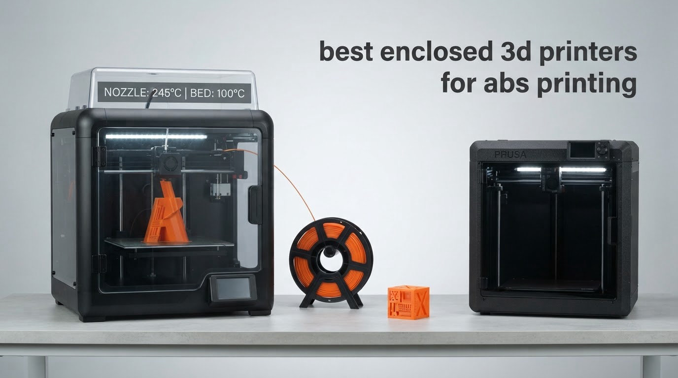 best enclosed 3d printers for abs printing