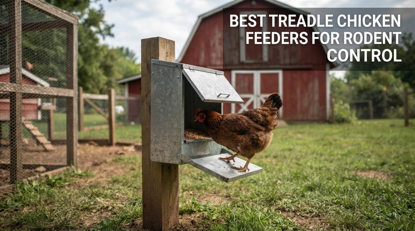 best treadle chicken feeders for rodent control