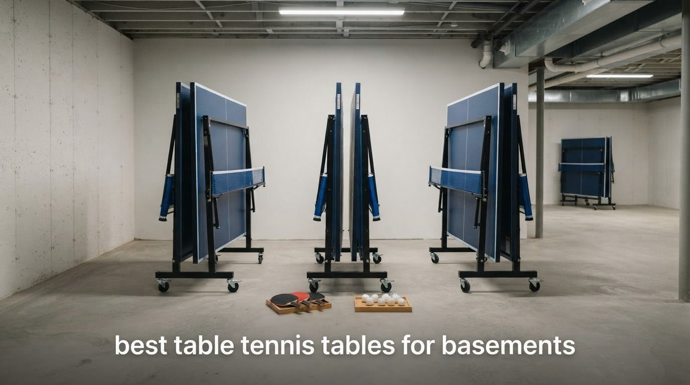 best table tennis tables for basements