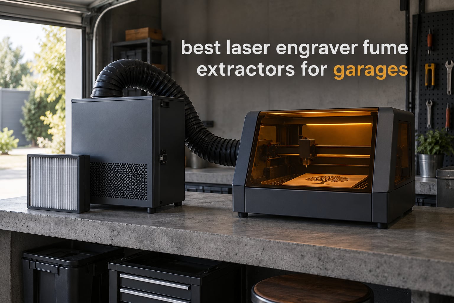best laser engraver fume extractors for garages
