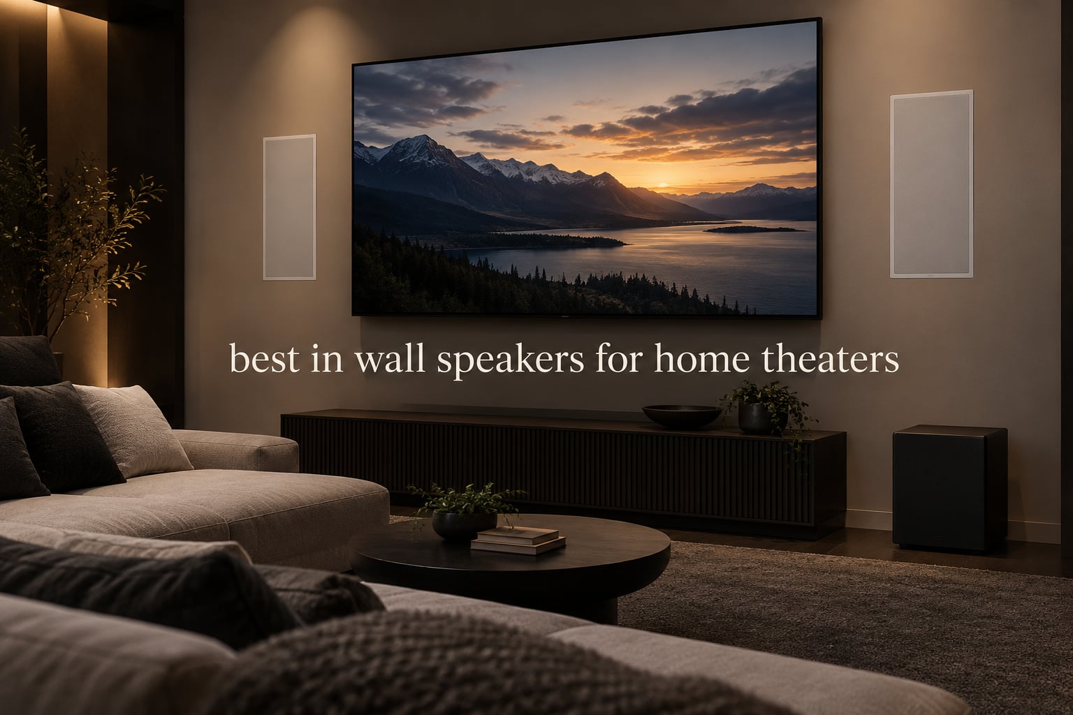 best in wall speakers for home theaters