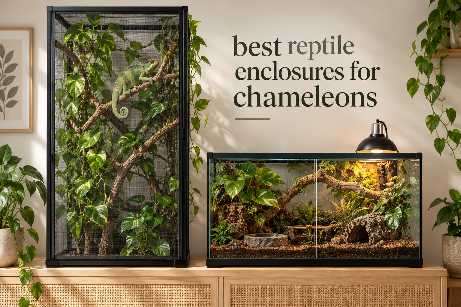 best reptile enclosures for chameleons