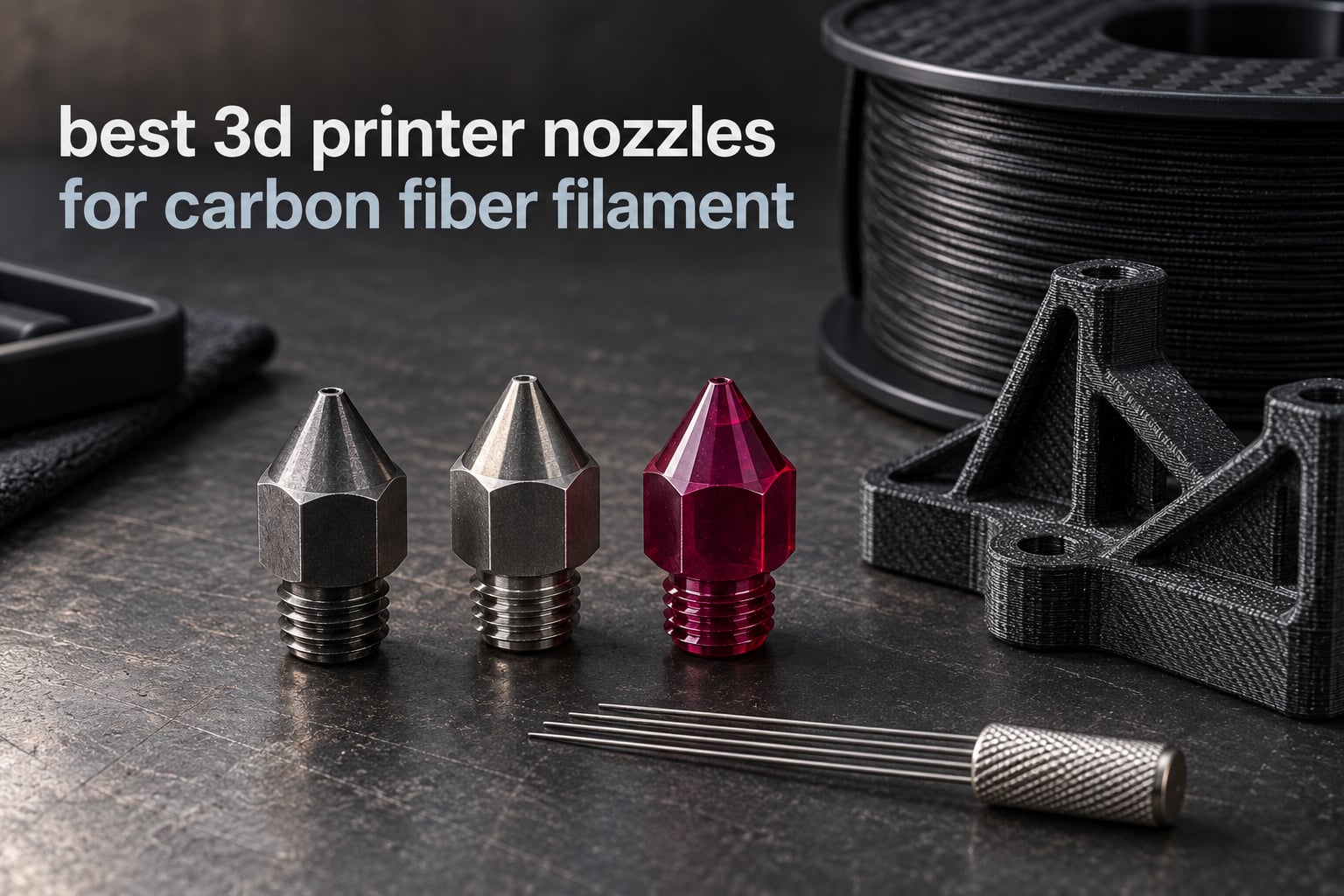 best 3d printer nozzles for carbon fiber filament