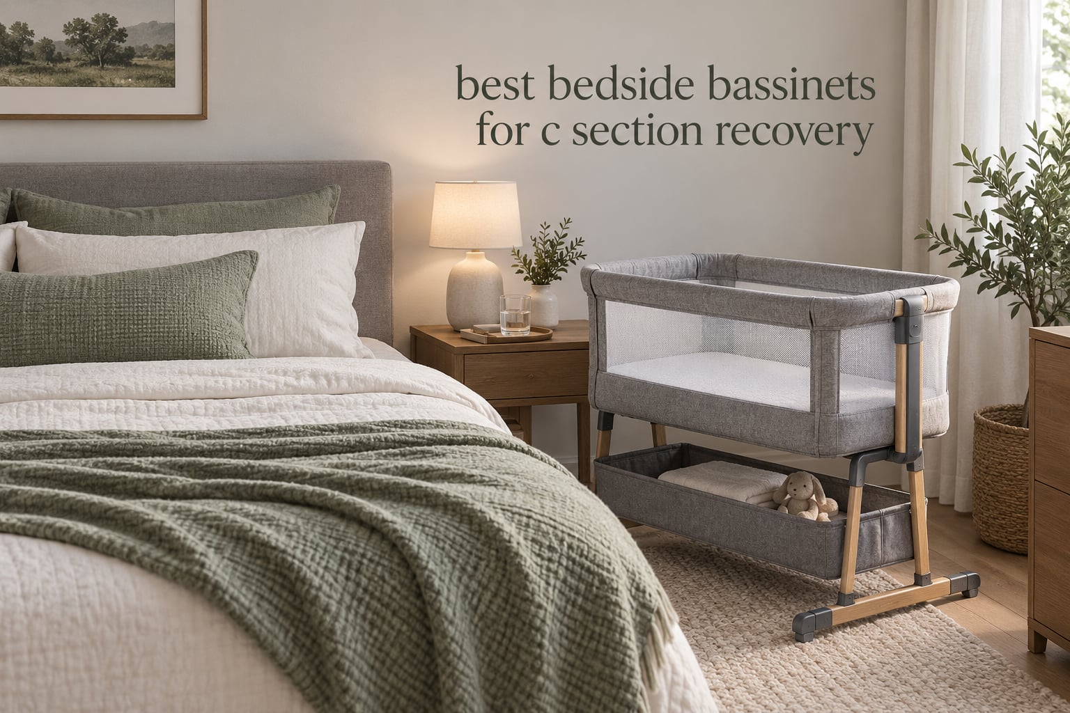 best bedside bassinets for c section recovery
